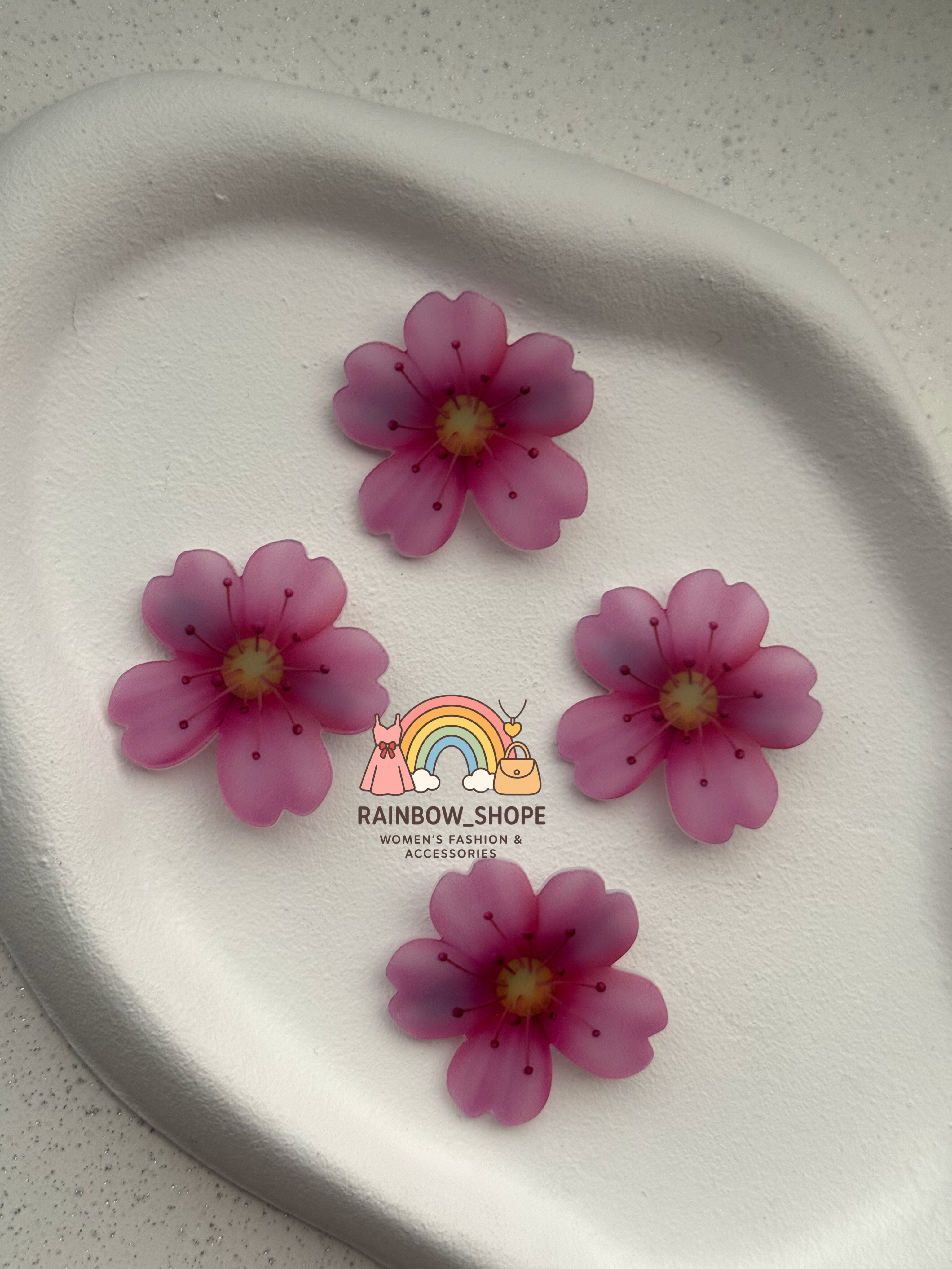 گیره مو مدل ایموجی کیبورد ترند رین بو
